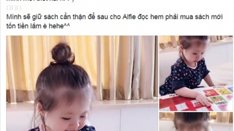 Elly Trần ngầm thừa nhận bé Alfie là con của mình?